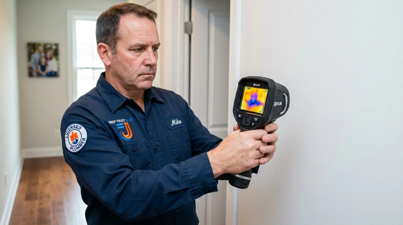 Thermal imaging leak detection by Johns Plumbing LLC in North Little Rock